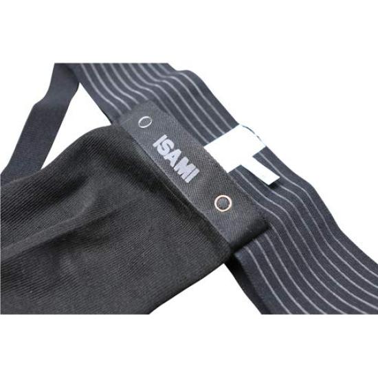 ISAMI Classic Groin Supporter L (with Cup) l-672 (Black, (Waist 75-90cm))