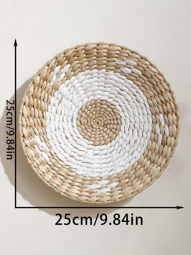 Seagrass Article Wall Basket Hanging Decor Handmade Boho Home Decoration Room Decors Aesthetic for Living Room Bedroom Ornament