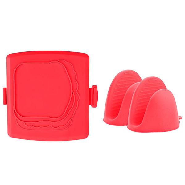 Microwave Toastie Sandwich Maker with Mittens Fast Cooking Panini Press Cheese Griller Microwave Toaster Tray Crisper Cookware