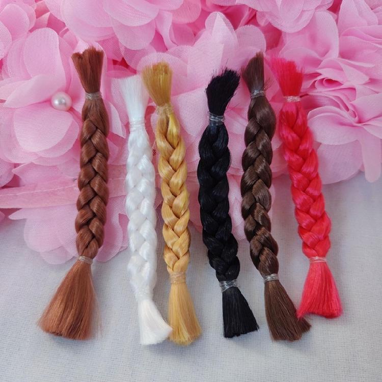 Doll Wigs Ponytail Braid Doll Wigs Blonde DIY Doll Hair Doll Wigs Braids Hair Chain