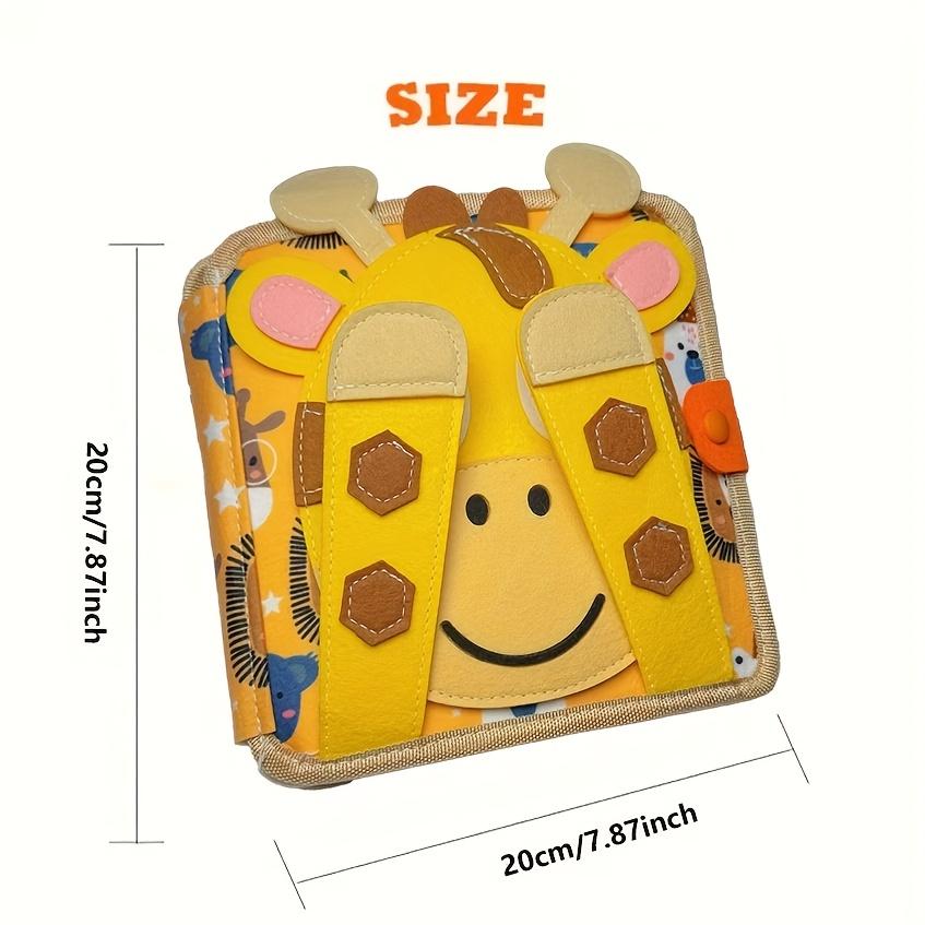 3D Felt Busy Book for Youngsters 1-3 Interactive Sensory Story Book with Animal Nature Themes Educational Preschool Learning Toy