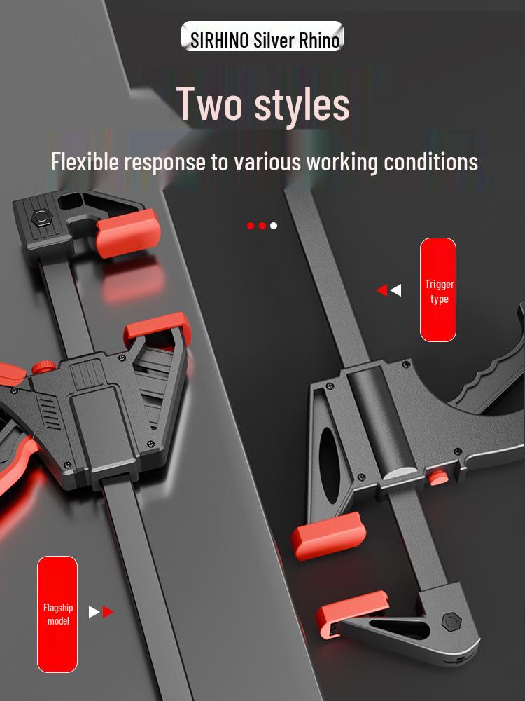 Heavy-Duty Right Angle Woodworking F-Clamp Tool Set