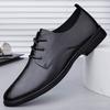 Fashion Casual Lace-up Formal Footwear Business Men's Wedding Shoes 2025 New Fashion Men Dress Shoes Men Genuine Leather Oxfords Shoes