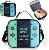 Game Console Pattern Diy Schoolbag, Primary School, Middle School Meal Bag, Pencil Bag, Backpack Three-Piece Set