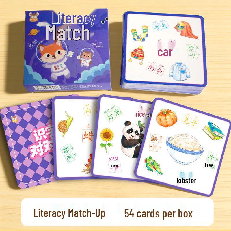 

Гра на розвиток грамотності та концентрації для малюків: Картки для пар та пошуку