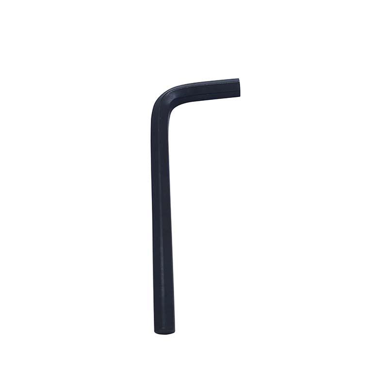 0.9-8mm Black Carbon Steel Metric Hex Key L-Shaped Wrench