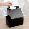 B03B-Donation Box With Lock With Side-Pocket Collection Boxes For Voting Locking Suggestion Mailbox For Fundraising, Voting Box