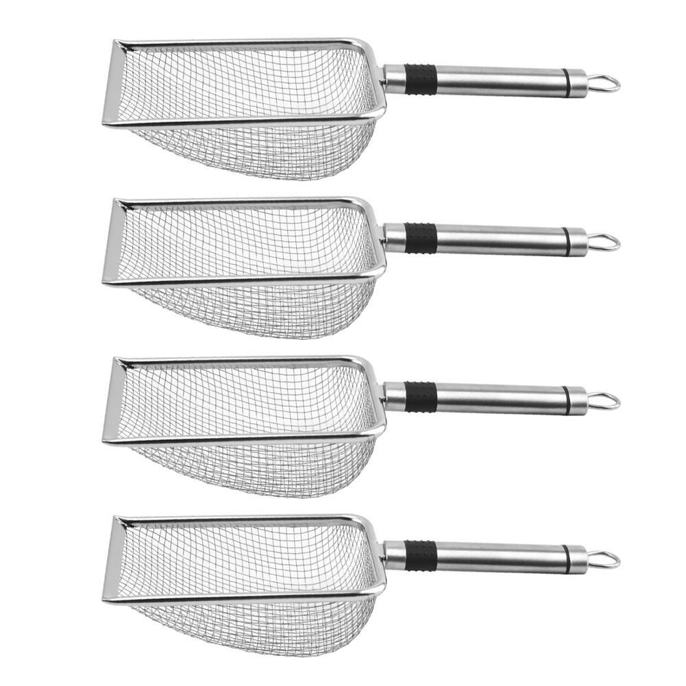 

Garden Sifter Soil Shovel Screen Stainless Steel Sieve срібний