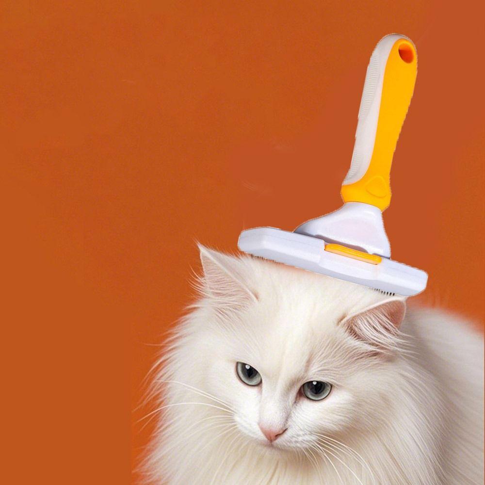Anti Knotting Pet Hair Remover Stainless Steel Cat Grooming Comb Pet Thinning Comb  Cat Care