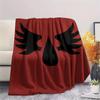 1Pc Blood Angels Cool Print Flannel Blanket, High Quality Comfortable for All Seasons, Home Decor, Warmth and Comfort, Perfect for Christmas Gifts 09