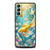 Cartoon Fish Case for Samsung Galaxy S24 S23 S22 S20 S21 FE Ultra S10 S10E S9 S8 Plus 5G Silicone Shockproof Phone Cover Capas