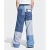 Jeans Originals Kseniaschnaider Patchwork com cintura elástica e pernas largas Calças femininas Azul-claro IU2463
