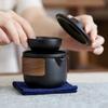 1 Set Portable Ceramic Kung Fu Tea Set with Teapot and Cups - Perfect for Outdoor Tea Drinking and Quick Passing - Includes Storage Bag