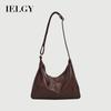 Ladies Tote Bag Retro Soft Leather Shoulder Large Capacity Lazy Messenger Bag