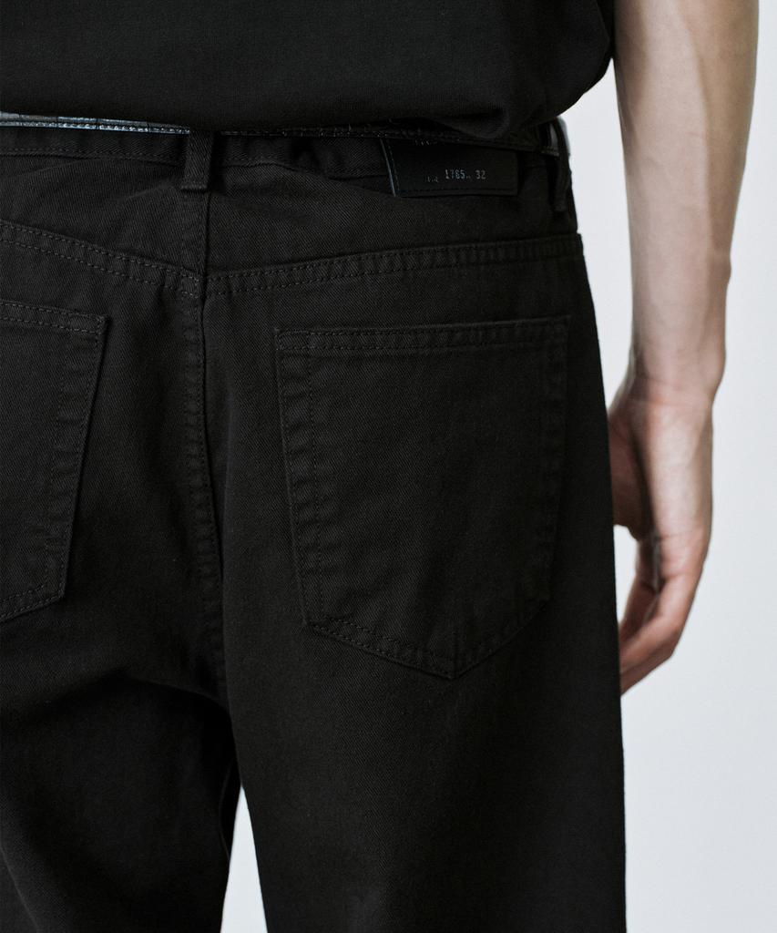 Beulaendideu 1765 Soft Black Jeans [Extra Wide Straight]