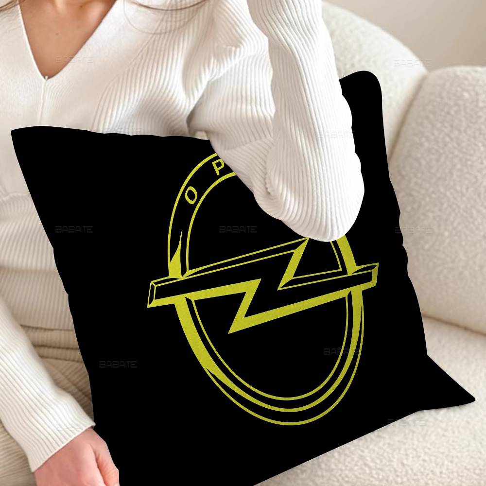 O-Opel Logo Pillow Cover Sofa Cushion Cover Home Room Decoration Children Gift
