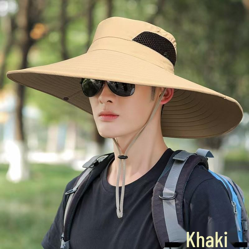 Sun Protection Fisherman Hat with Neck Shawl & Removable Mask for Outdoor Activities