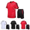 Men's Breathable Quick-drying Running Sport Set Short Sleeve Shirt And Shorts