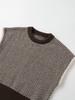European and American Style, New Women's Clothing, Foreign Style, Herringbone Knitted Vest Top 6771141
