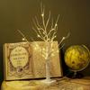 24 LED Easter tree, birch tree adjustable branches 3AA and USB power supply, bedroom decorative tree light 60cm