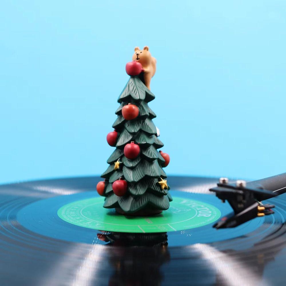 Cartoon Resin Christmas Tree Ornament Mini Zakka Christmas Tree Model Desk