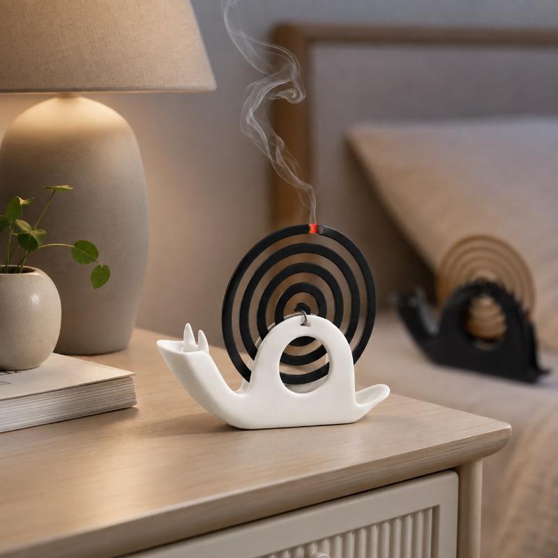 Snail Mosquito Coil Holder Creative Mosquito Coil Tray Household Anti-scalding Mosquito Coil Tray Desk Accessories Fireproof