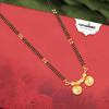 Mangalsutra For Women Girls Ladies Temple South Indian Traditional 1 Gram Gold Stylish Maharashtrian Long Chain
