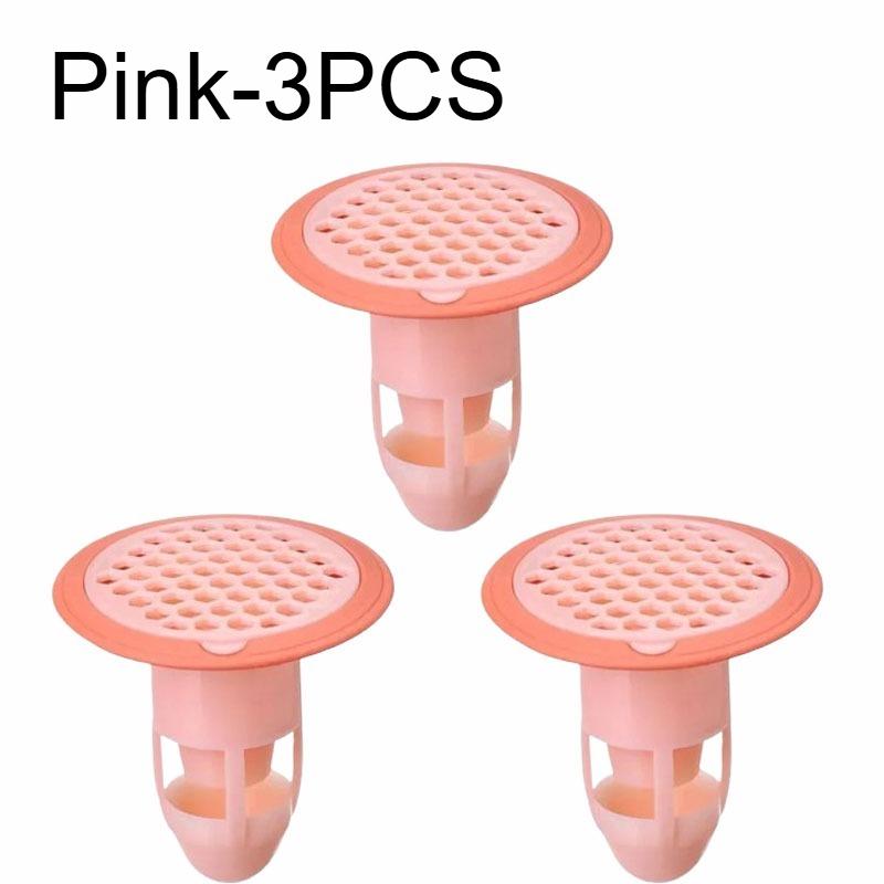 1-10PCSBath Shower Floor Drain StrainerCover Plug Trap Silicone Anti-odor Sink Bathroom Water Filter Insect Prevention Deodorant