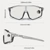 1pc Photochromic Cycling Sunglasses Men's and Women's Large Frame Trendy Fashion Sunglasses Day and Night Dual-use Gift for Him, Gift for Her