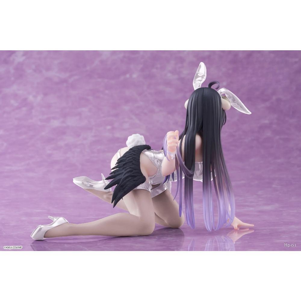 11CM Anime OVERLORD Figure Albedo Bunny Girl Kneeling Swimsuit Cute Model Toys Gifts Collection Decoration Ornaments PVC