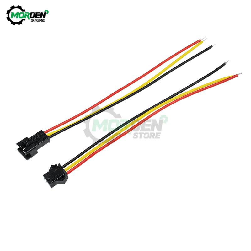 1Pairs 1Pin 1Pin JST Plug Male to Female Cable 1mm/1.11mm Connector Adapter 11cm/11cm/11cm/11cm for 1118 1111 LED Light Strip