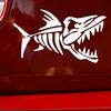 Bil Snygg fisk Fishbone Bildekal Motorcykeldörr Windown Tail Dekal