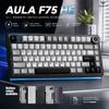 AULA F75 HE 75% Mechanical Keyboard Hall Effect Tri-mode 2.4G Bluetooth 5.3 Wired Hot Swap RGB 4000mAh Gaming 8K Polling Rate