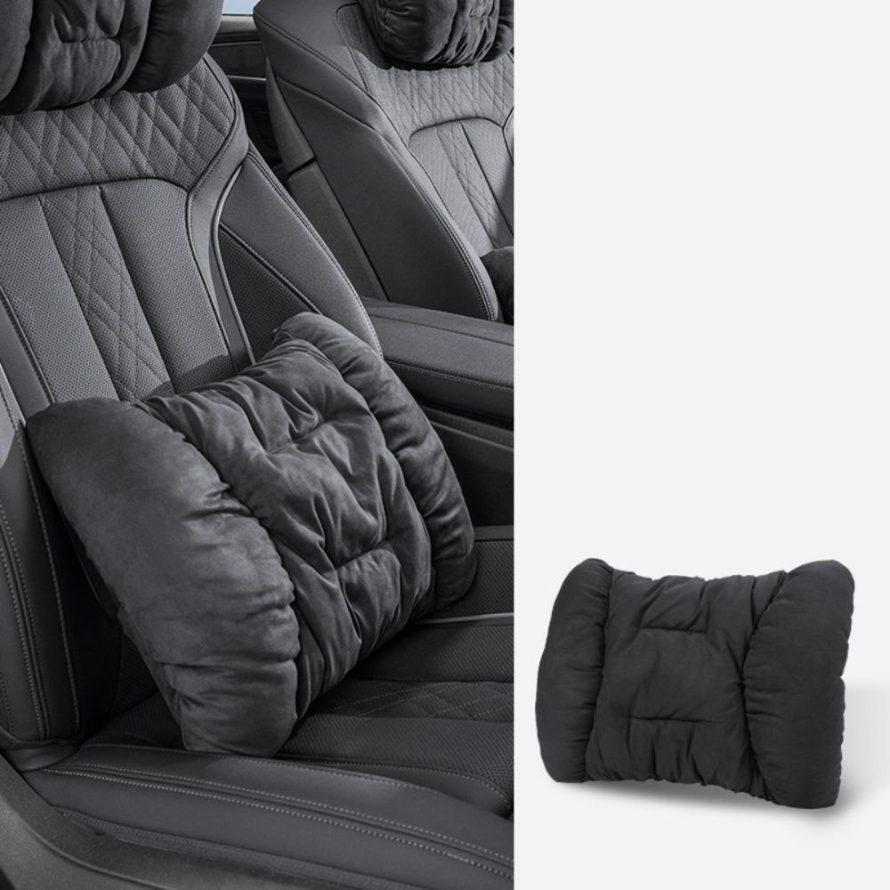 Universal Winter Plush Car Headrest Comfort Lumbar Pillow Support Car Seat Neck Rest Pillow  Rest