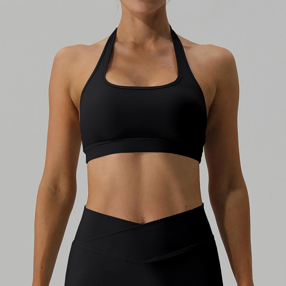 

Спортивный бюстгальтер-жилет на бретельках XL чёрный