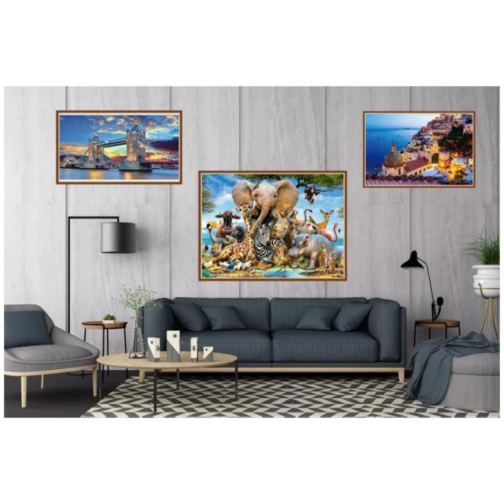 Jigsaw Puzzle 1000 Pieces DIY Cartoon Animal World Adult Educational Toy Game Gift