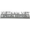 2PCS Vietnam Vet Special Edition Emblems 3D Raised Decals Exterior Truck Stickers Fender Vietnam Veteran Badges Replacement for F150 F250 F350 Chevy