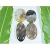 180Cts. Natural Turkish Stick Agate Oval Cabochon Loose Gesmtone 4 Pcs Lot A-206