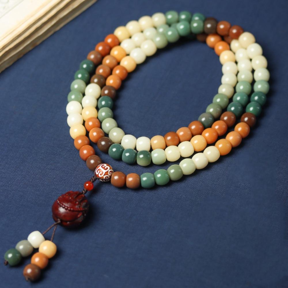 Tassel Dunhuang Bodhi Bracelet Jewelry Beaded Handheld Necklace Rosary Beads Bracelets  Unisex