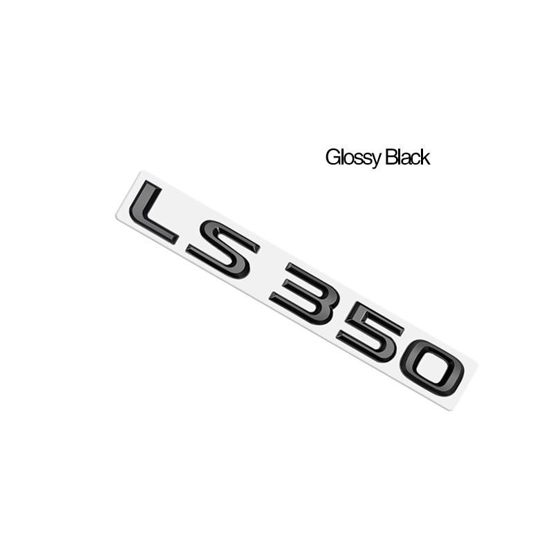 AAOU1 Metal Emblem Car Sticker Badge Decal Body Trunk Decor for Lexus Hybrid IS250 IS300 ES250 ES260 ES300 ES350 LS400 Glossy Black