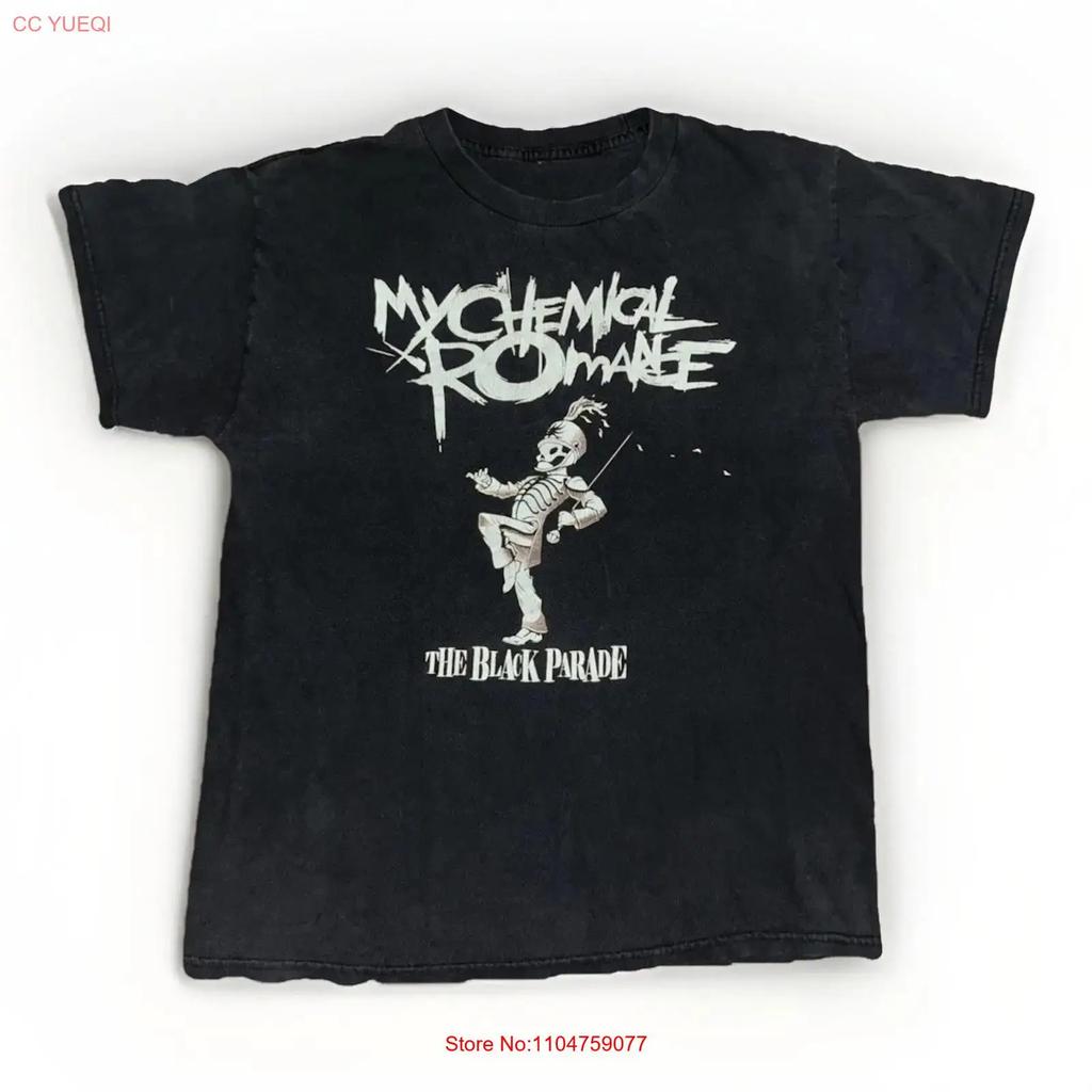 Vintage My Chemical Romance The Black Parade Band T Shirt Men s Small vintage Washed homme streetwear designer clothes