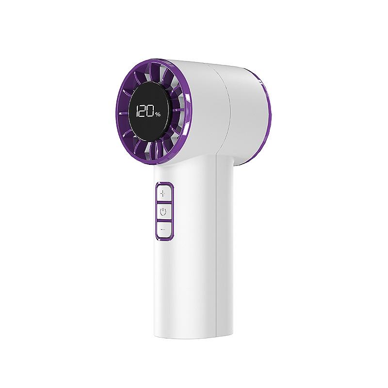 

Rechargeable 120-Speed Handheld USB Fan for Outdoor & Live Streaming 124*47*59mm