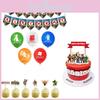 Roblox Birthday Party Supplies Kit Featuring Vibrant Banner Balloons And Cake Toppers For Kids