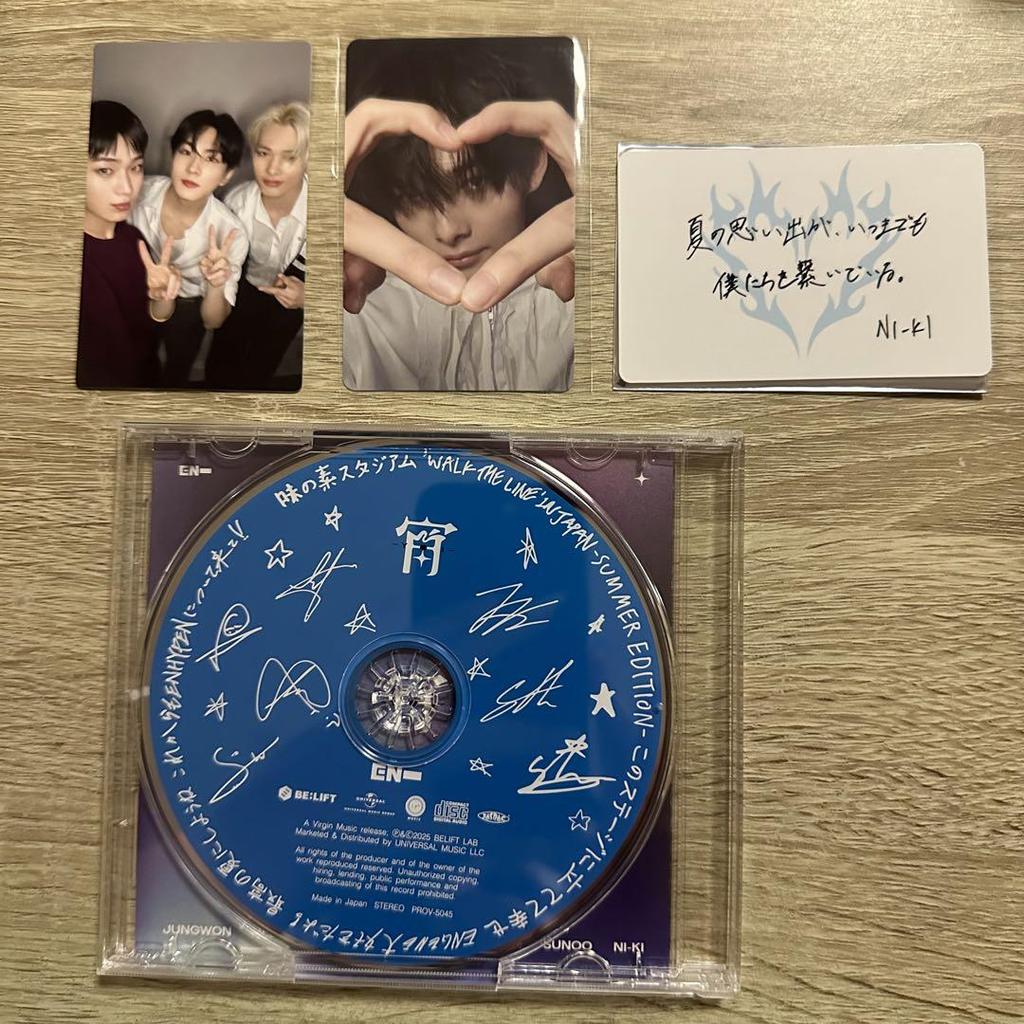 [USED] ENHYPEN Yoi Ajinomoto Stadium Commemorative Edition Niki