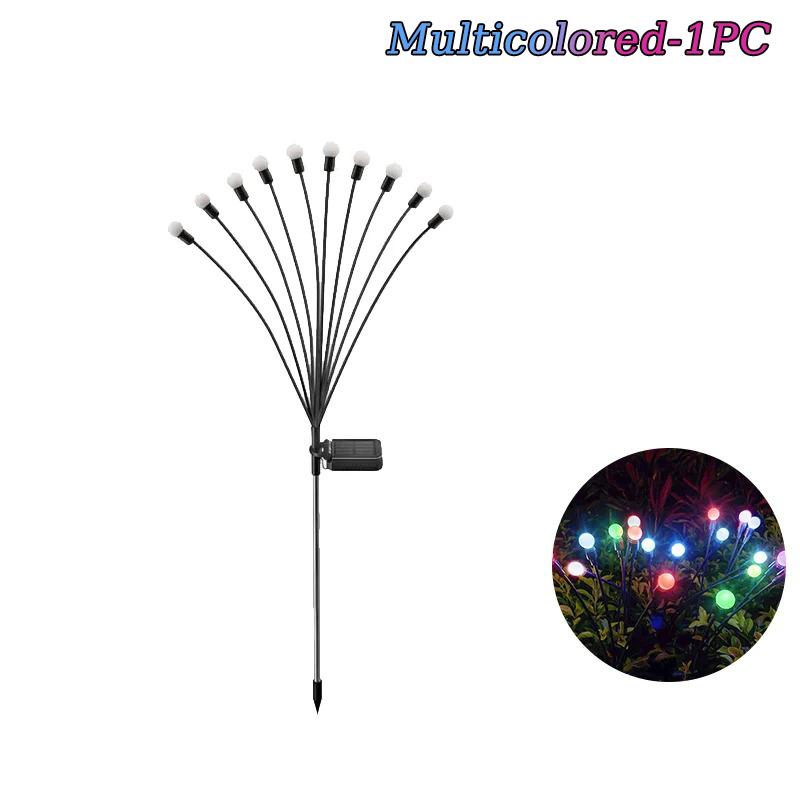 6/8/10 LED Solar Garden Lights Powered Firefly Lights Outdoor Garden Decoration Landscape Lights Firework Firefly Lawn Lamps