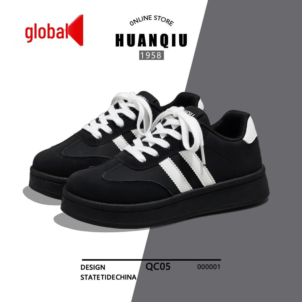 Women's Retro German Training Shoes: Durable, Dirt-Resistant, Comfortable Autumn Casuals - Trendy Campus Board Shoes