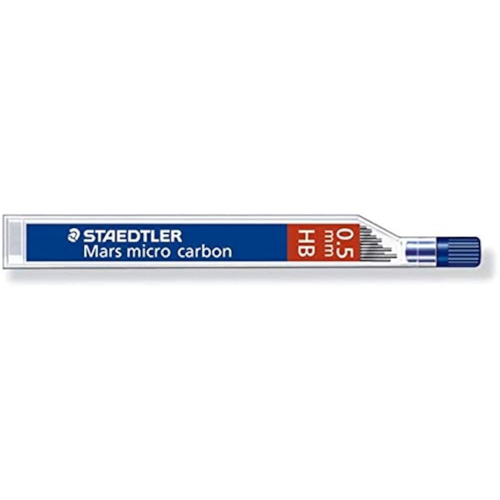 Staedtler Sharp Refill Micro Carbon 0.5mm HB 250-05-HB [x3 Pack]