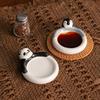 Creative Cartoon Animal Shape Flavor Plate Household Ceramic Tableware Seasoning Plate Hot Pot Small Dish Dipping Sauce Plate Small Plate