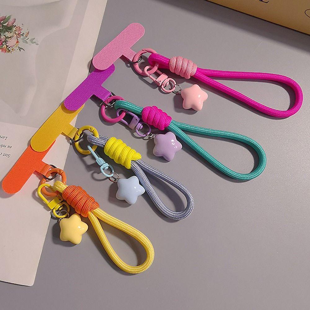 Wrist Strap Phone Lanyard Adjustable Mobile Accessory Woven Thumb Strap  for Outdoor Travel