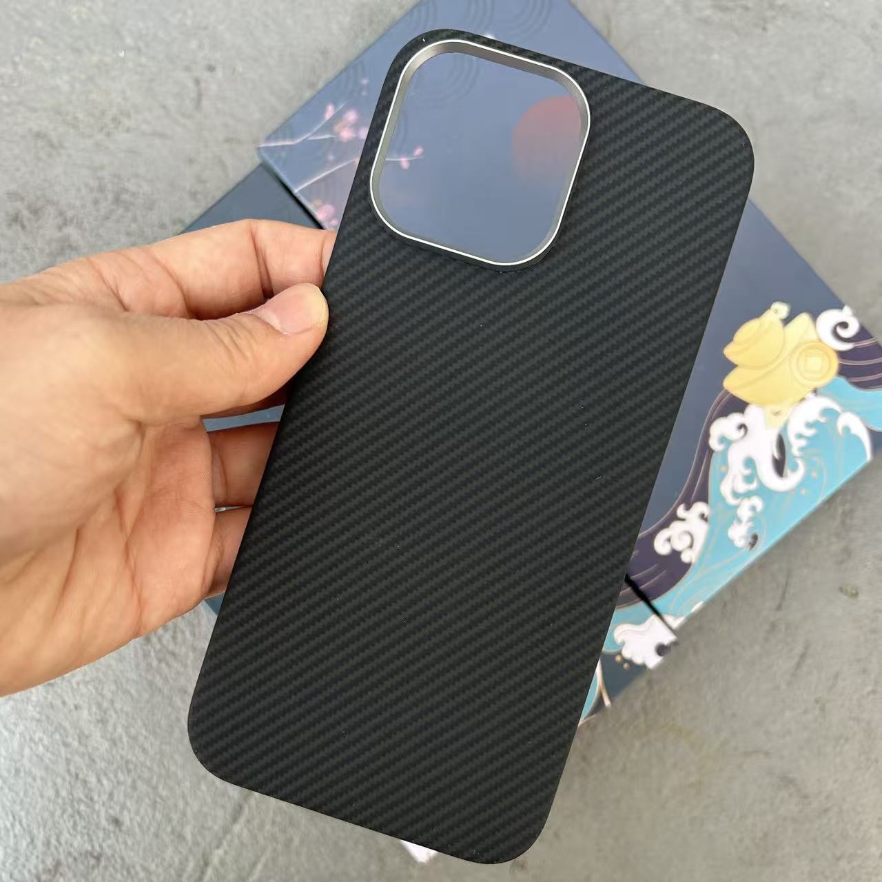 For Magsafe Magnetic carbon fiber Case For iPhone 17 16 15 14 13 pro max case Thin Aramid fiber cover for iPhone 17 16 15 pro iPhone 16 Pro Max